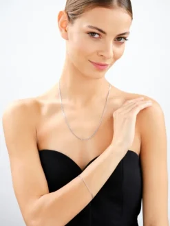 Łańcuszek srebrny - pancerka