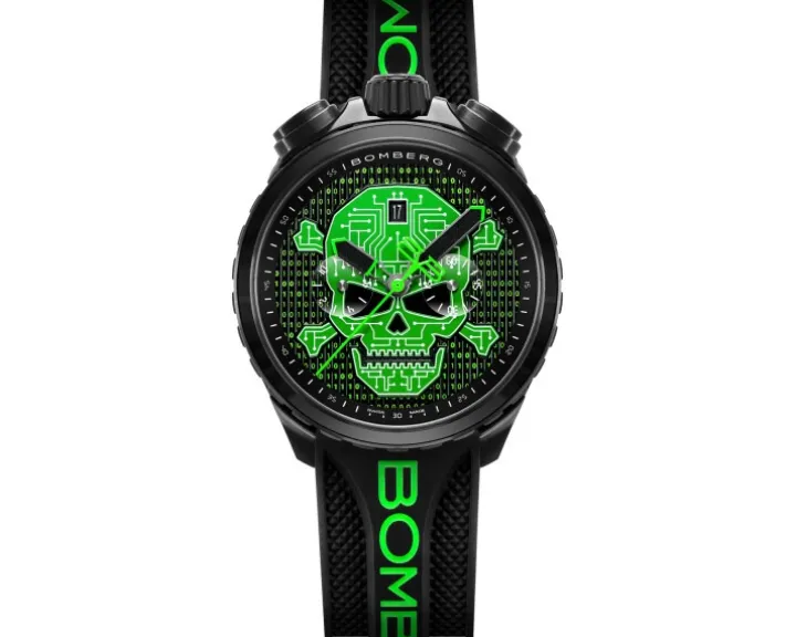 Bomberg Cyber Skull Green Pack