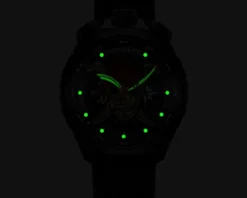 Bomberg Pirate Skull Red