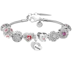 Bransoleta beads zestaw - kwiaty, serce, mama, koliber