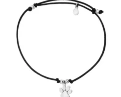 Bransoletka srebrna - łapka