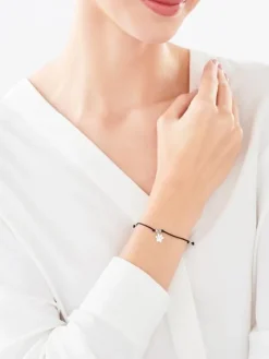 Bransoletka srebrna - łapka