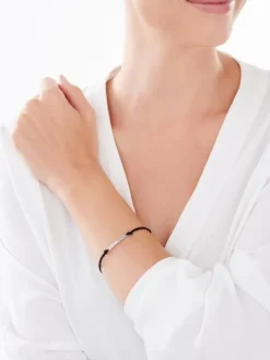 Bransoletka srebrna - grupa krwi ABRh-