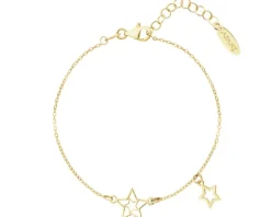 Bransoletka srebrna - gwiazdy