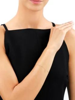 Bransoletka srebrna - gwiazdy