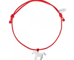 Bransoletka srebrna - koń