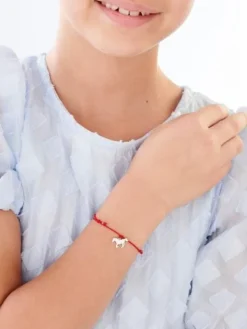Bransoletka srebrna - koń