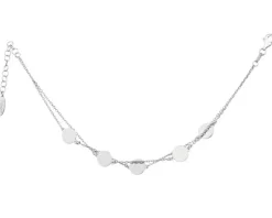 Bransoletka srebrna - koła