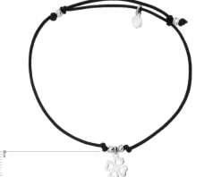 Bransoletka srebrna - koniczyna