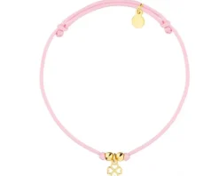 Bransoletka srebrna  - koniczyna