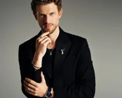 Bransoletka srebrna - kostka