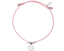 Bransoletka srebrna - kot