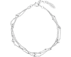 Bransoletka srebrna - kulki