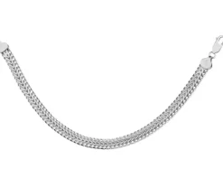 Bransoletka srebrna - lisi ogon