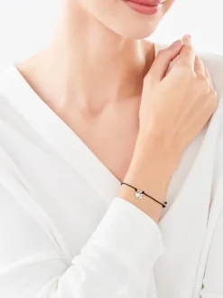 Bransoletka srebrna - litera Z, serce