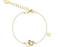 Bransoletka srebrna - motyle, serce