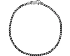 Bransoletka srebrna - pancerka, kłos