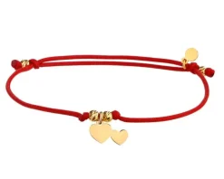 Bransoletka srebrna - serca