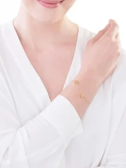 Bransoletka srebrna - serce, mama