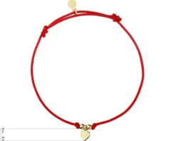 Bransoletka srebrna - serce