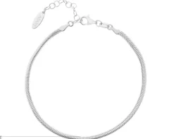 Bransoletka srebrna - taśma