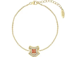 Bransoletka srebrna z cyrkoniami i emalią - Harry Potter, Hogwart, Warner Bros. Discovery