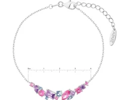 Bransoletka srebrna z cyrkoniami