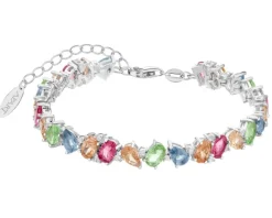 Bransoletka srebrna z cyrkoniami