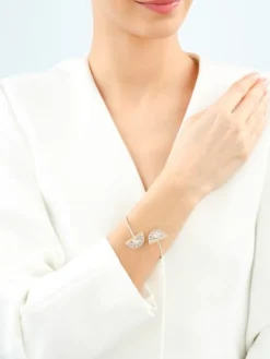 Bransoletka srebrna z cyrkoniami