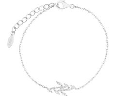 Bransoletka srebrna z cyrkoniami