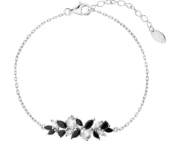 Bransoletka srebrna z cyrkoniami