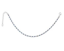 Bransoletka srebrna z cyrkoniami