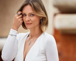 Bransoletka srebrna z cyrkoniami