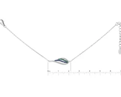 Bransoletka srebrna z cyrkoniami