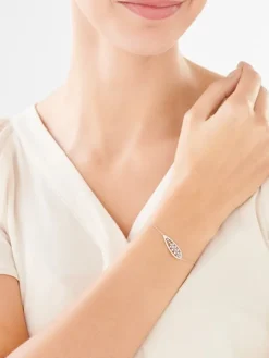 Bransoletka srebrna z cyrkoniami