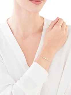 Bransoletka srebrna z cyrkoniami