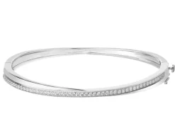 Bransoletka srebrna z cyrkoniami