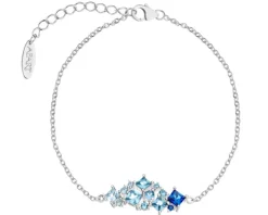 Bransoletka srebrna z cyrkoniami