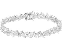 Bransoletka srebrna z cyrkoniami