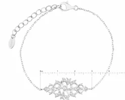 Bransoletka srebrna z cyrkoniami