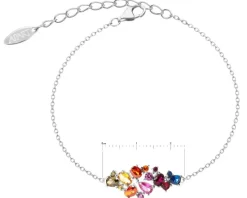 Bransoletka srebrna z cyrkoniami