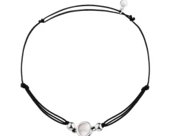 Bransoletka srebrna z elementami srebra i kociego oka