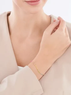 Bransoletka srebrna z emalią