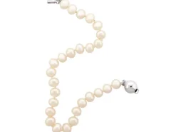 Bransoletka srebrna z perłami