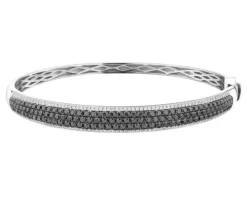 Bransoletka z białego złota z brylantami - 2,93 ct - próba 585