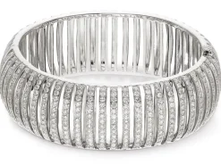 Bransoletka z białego złota z brylantami - 7,48 ct - próba 585