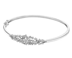 Bransoletka z białego złota z brylantami - 1,15 ct - próba 585