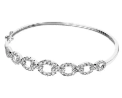 Bransoletka z białego złota z brylantami - 1,58 ct - próba 585