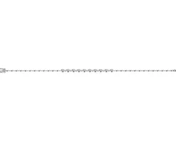 Bransoletka z białego złota z brylantami - 19 cm - 0,23 ct - próba 585