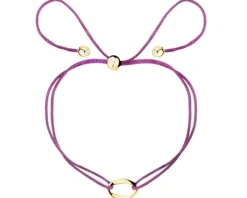 Bransoletka z cyrkoniami i elementami z żółtego złota